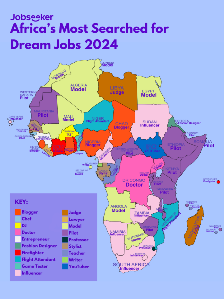 За какви работни места мечтаят хората по света?: Африка